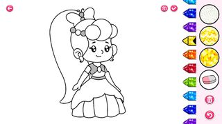 Princess Coloring Book Games - Screenshot 2