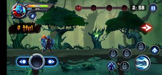 Blue Warrior - Screenshot 2