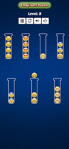 Emoji Sort Puzzle Games 2023 - Screenshot 3