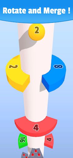 2048 - jump to merge - Screenshot 2