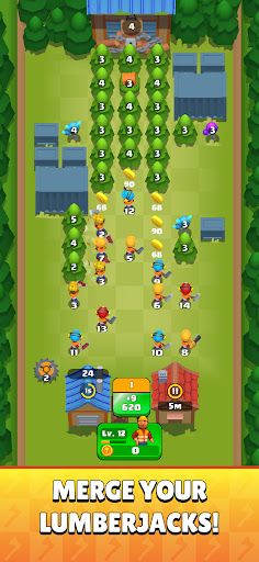 LumberVille: Idle Merger - Screenshot 1