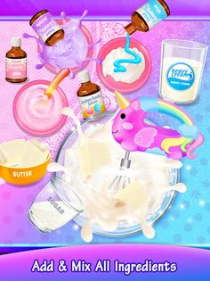 Unicorn Cotton Candy Cake - Screenshot 2