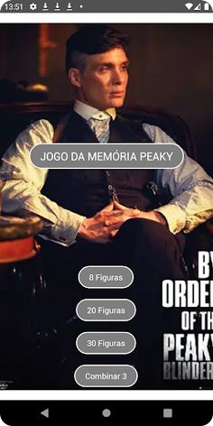 Jogo da Memória Peaky Blinders - Screenshot 1