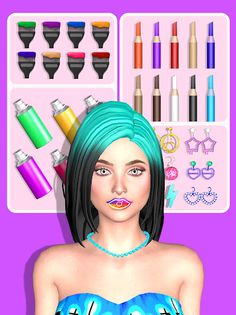 Lip Art Beauty Makeup Games - Screenshot 2