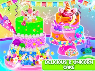 Unicorn Cake Baking Girl Games - Screenshot 3