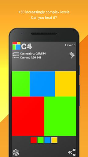 C4 – Color Match Brain Teaser - Screenshot 3