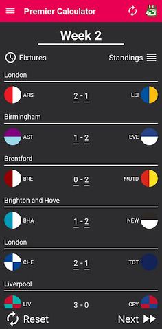 Premier Football Calculator 23 - Screenshot 2