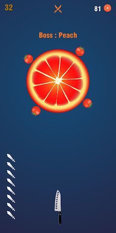 Fruits Knife Dart - Screenshot 4