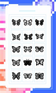 Pixel Art Butterfly Game - Screenshot 2