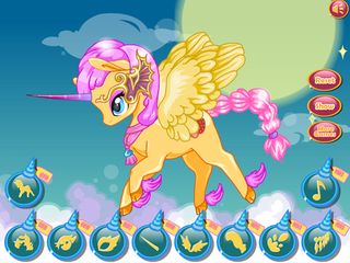 Magical Unicorn Rainbow Game - Screenshot 2