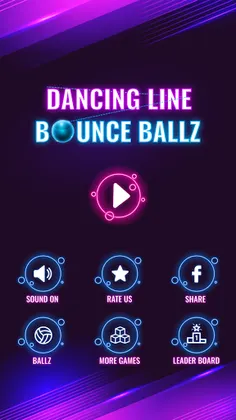 Dancing Line Bounce Ballz - Screenshot 1