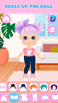 Dress: games for girls Offline - Screenshot 2