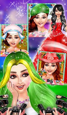 Kids Face Paint In Christmas - Screenshot 1