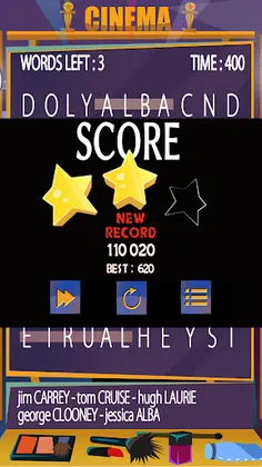 Words Search : Hollywood Stars - Screenshot 3
