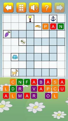 Spanish Crosswords for Kids - Screenshot 1