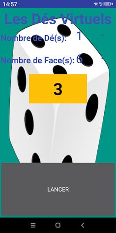 Virtual Dice - Screenshot 1