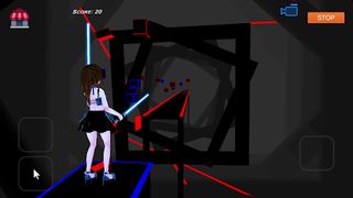 Miku Sakune Beat Laser - Screenshot 1