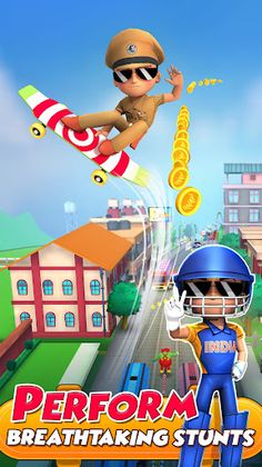Little Singham Super Skater - Screenshot 3