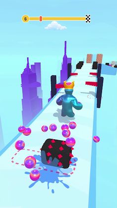 Blob Race 3D - Screenshot 2