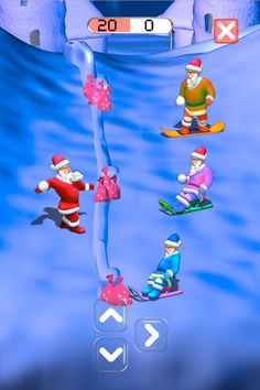 Santa Claus-Playing Snowballs - Screenshot 1