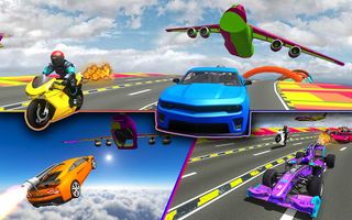 Rocket Car Racing Stunts - Screenshot 1