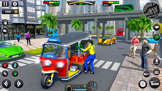 Modern Auto Rickshaw Driver 3D - Screenshot 2