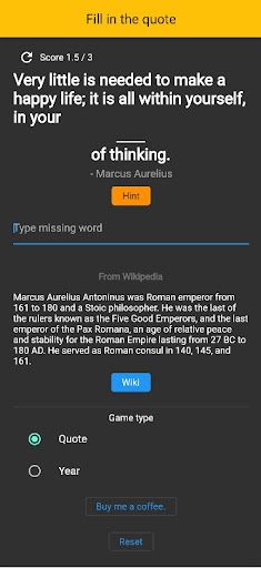 Fill in the quote - Screenshot 1