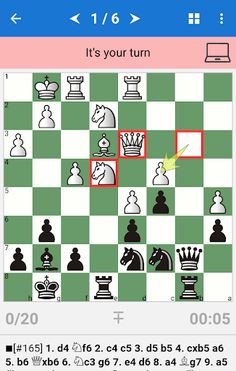Chess Tactics in Volga Gambit - Screenshot 2