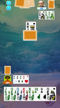 Pinochle Card Game - Screenshot 1