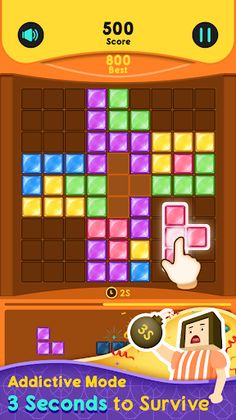 Fun Block Puzzle - Casual & Ch - Screenshot 1