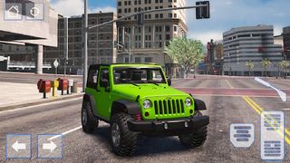 Car Sim Jeep Wrangler Driving - Screenshot 1