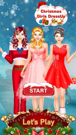 Christmas Girls DressUp Makeup - Screenshot 2