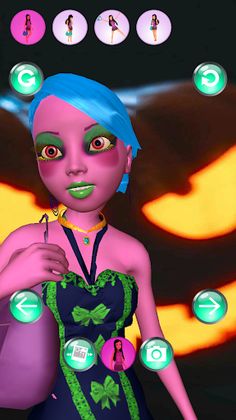 Halloween Makeup Salon - Screenshot 4