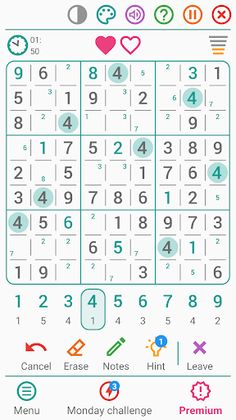 Sudoku - Classic Puzzle Game - Screenshot 2