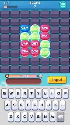 Word Pop! 3 Match Typing Game - Screenshot 2