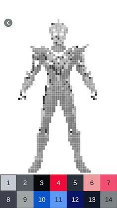 Ultraman Legend Pixel Art - Screenshot 3