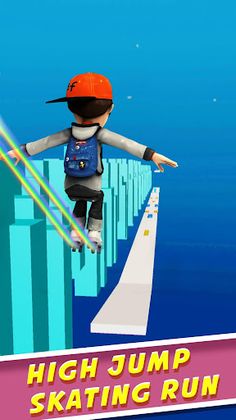 Roller Skating Run - Screenshot 1