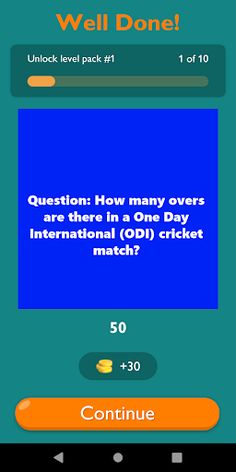 Cricket General Knowledge App - Screenshot 2