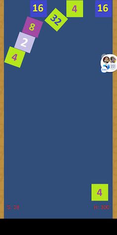 2048 2D Falling Block - Screenshot 2