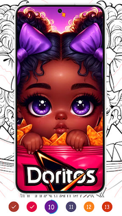 Black Color : Color By Number - Screenshot 5