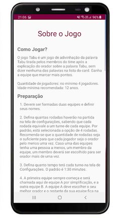 Tabu BR - Screenshot 2