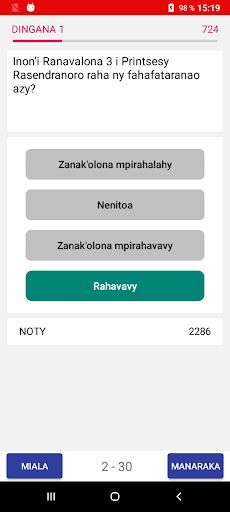 Quiz Imerina - Screenshot 3
