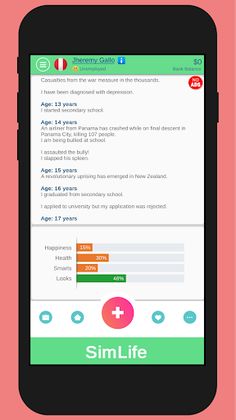 SimLife: A Life Simulator Game - Screenshot 2