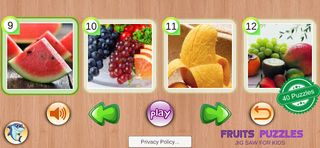 Fruit Puzzles Toddler & Jigsaw - Screenshot 2