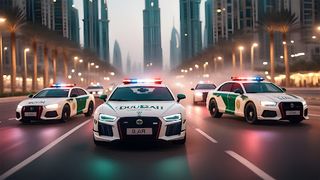 Dubai Racing-Police Chase game - Screenshot 2
