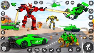 Army Tank Robot 3D Car Games - Screenshot 3