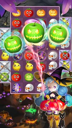 Halloween Fruits Splash - Screenshot 2