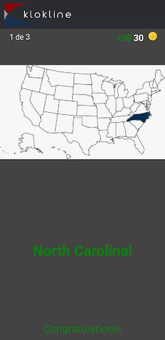 50 USA States Maps Challenge - Screenshot 3