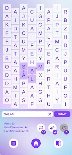 Rangkai Huruf : Cari kata - Screenshot 1
