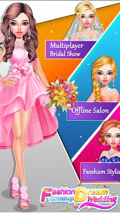 Girl dress up Wedding games - Screenshot 1